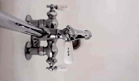 silver faucet plumbing