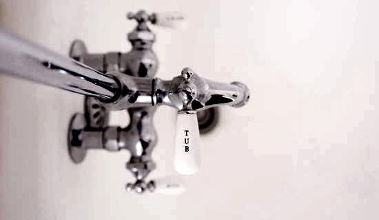 silver faucet plumbing